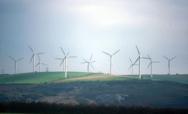 Carlane Cross wind farm, Cornwall, UK, 2007
